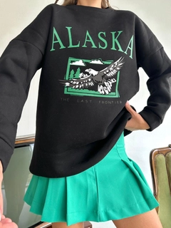 A wholesale clothing model wears myd10016-alaska-sweat, Turkish wholesale Sweatshirt of MyDükkan