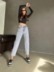 Hurtowa modelka nosi myd10072-carrot-mom-jeans, turecka hurtownia  firmy 
