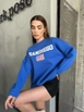 A wholesale clothing model wears myd10085-state-sweat, Turkish wholesale  of 