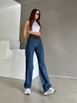Hurtowa modelka nosi myd10093-double-color-jean, turecka hurtownia  firmy 