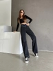 Hurtowa modelka nosi myd10094-double-color-jean, turecka hurtownia  firmy 