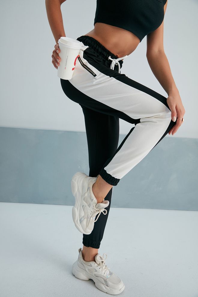 My Fashion Zippered Sweatpants Wholesale Clothing Work