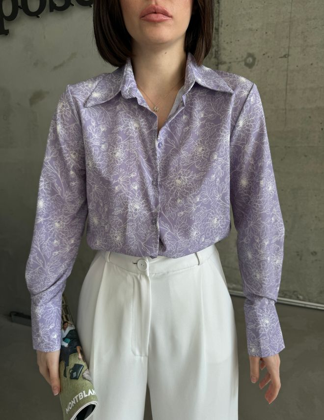 My Fashion Galaxy Muster Shirt Großhandelskleidung Lässig