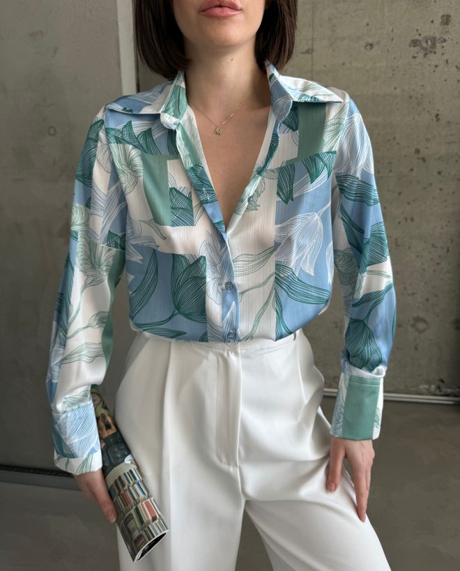 My Fashion Koszula We Wzór Uzbecki Hurtowa sprzedaż odzieży Casual