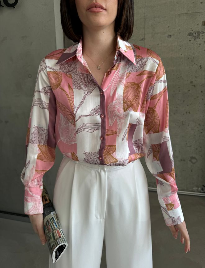 My Fashion Koszula We Wzór Uzbecki Hurtowa sprzedaż odzieży Casual