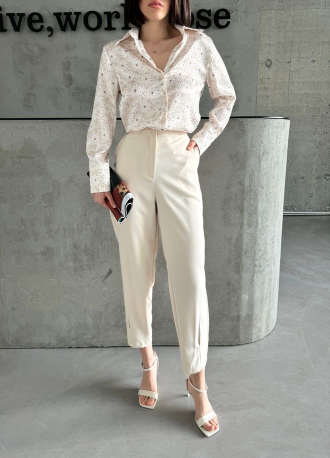 My Fashion Pantalón Con Bolsillo Trasero Ropa al por mayor Casual