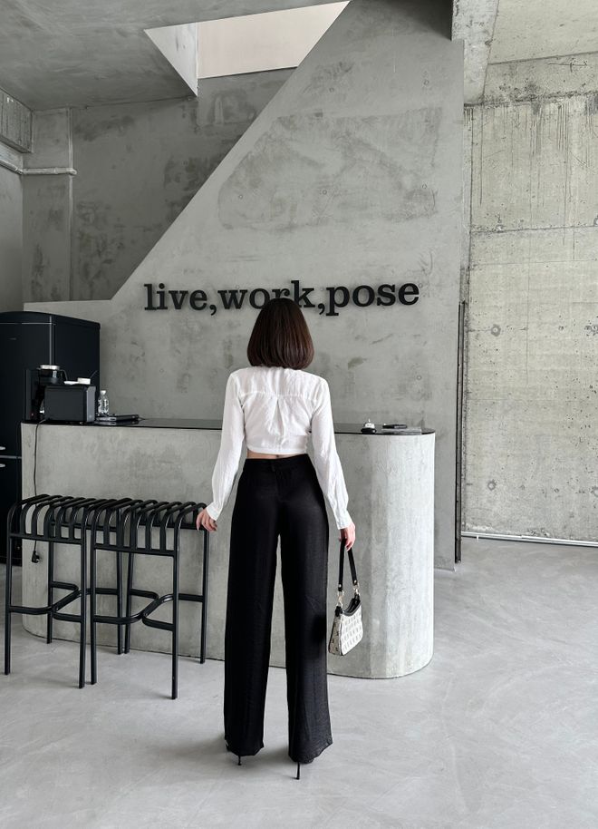 My Fashion Pantaloni In Tessuto Lurex Abbigliamento all'ingrosso Lino