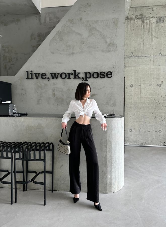 My Fashion Pantaloni In Tessuto Lurex Abbigliamento all'ingrosso Primavera