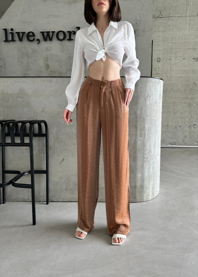 My Fashion Лурексови Тъкани Панталони Дрехи на едро Официален