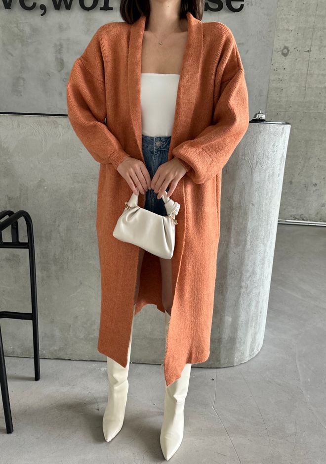 My Fashion Thick Washed Cardigan Wholesale Clothing Casual