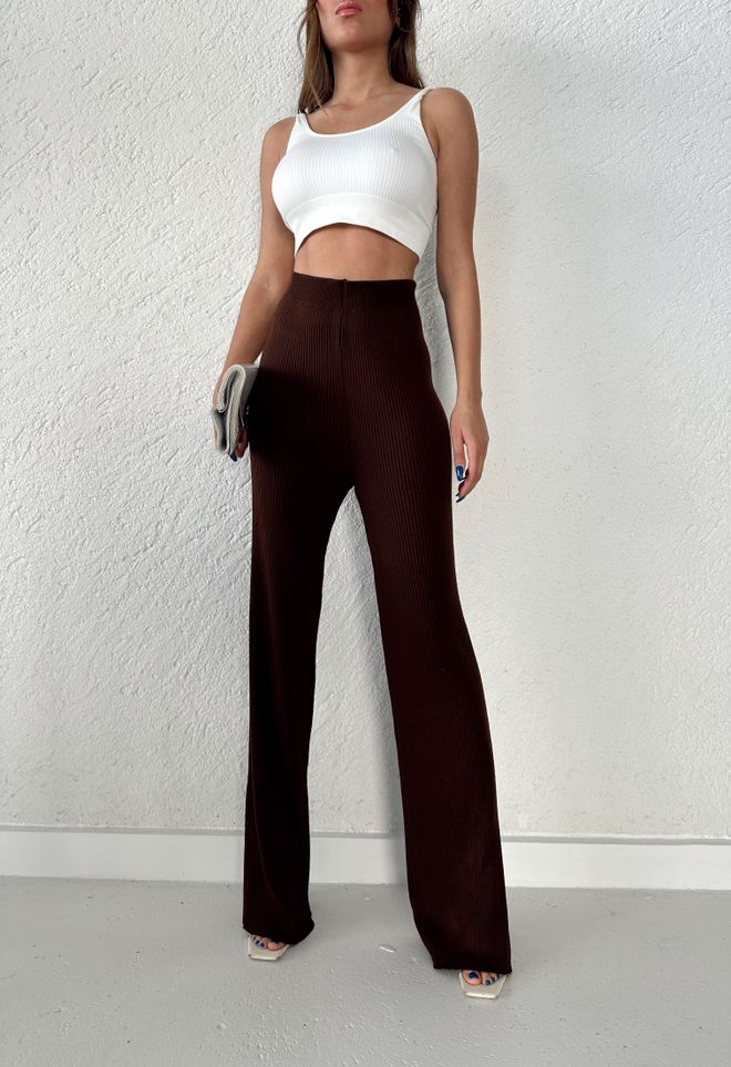 My Fashion Pantalones De Canalé Con Aberturas Ropa al por mayor Casual