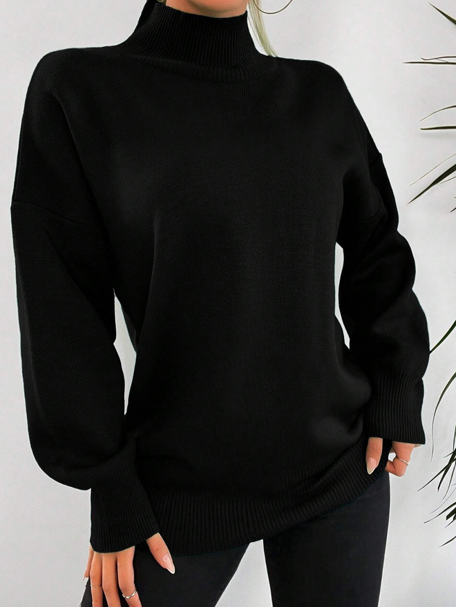 My Fashion Plain Knitted Blouse Wholesale Clothing 4