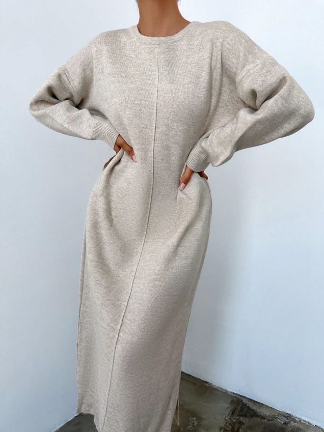 My Fashion Φόρεμα Πλεκτό Ραμμένο Πέτρα Χονδρικό εμπόριο ενδυμάτων Casual