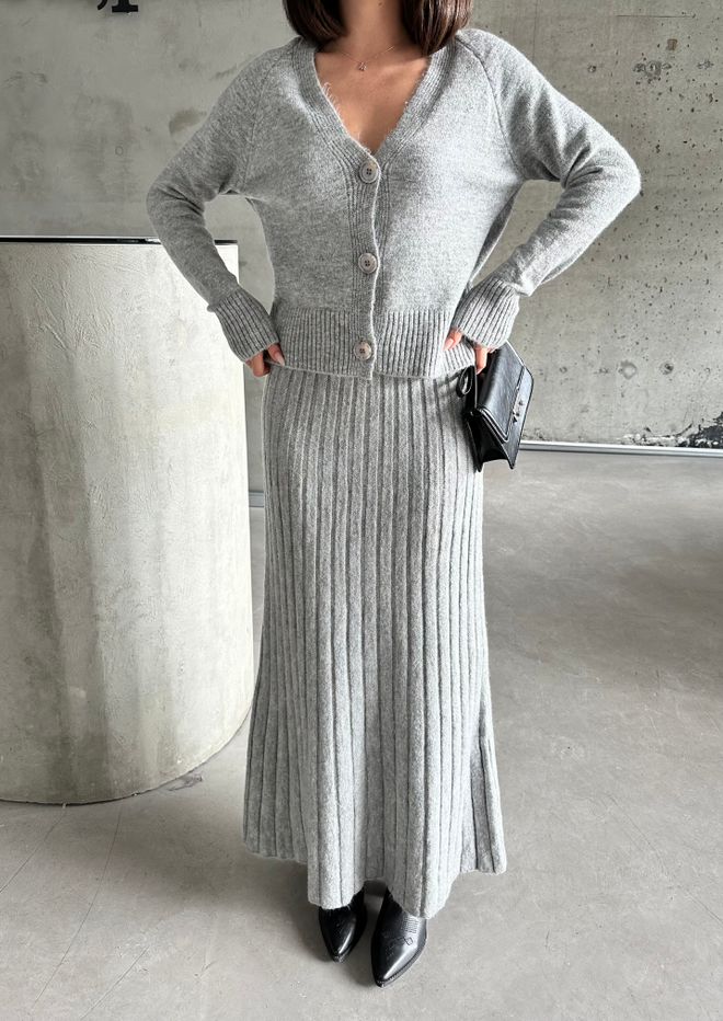 My Fashion Raised Cardigan Set Wholesale Clothing Fall
