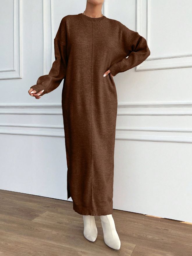 My Fashion Trikotažinė Siūta Suknelė Ruda Didmeninė prekyba drabužiais Kokteilinė