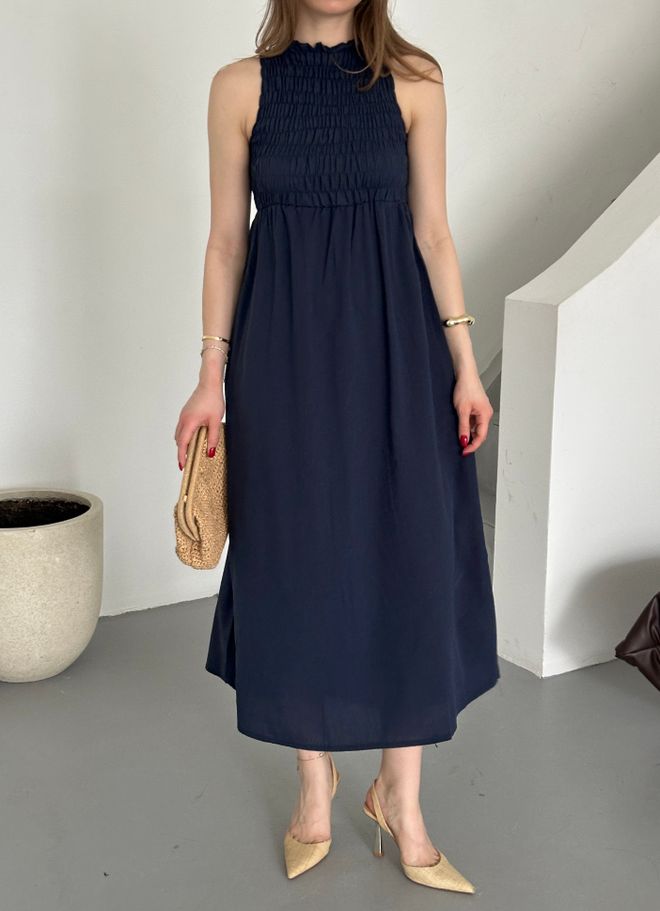 My Fashion Gipeli Ärmelloses Kleid Großhandelskleidung Lässig