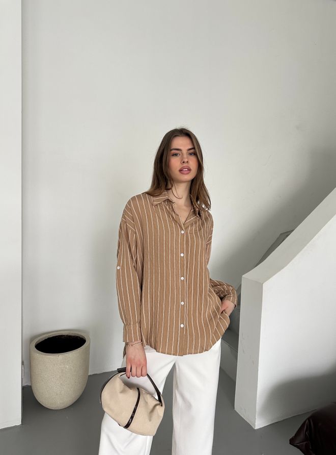 My Fashion Dvostruka prugasta košulja Veleprodaja odjeće Proljeće