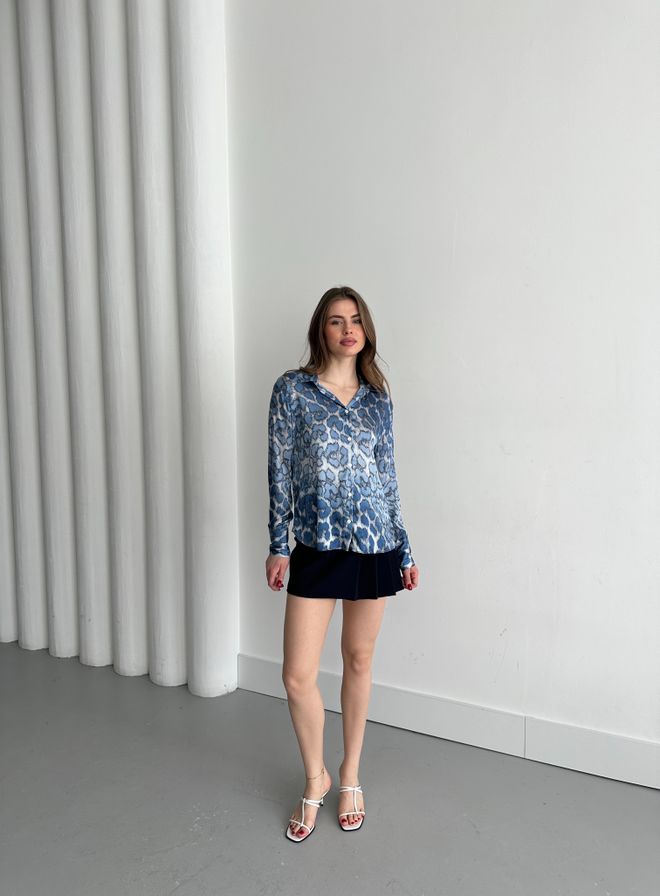 My Fashion Mini majica s uzorkom leoparda Veleprodaja odjeće Formalni