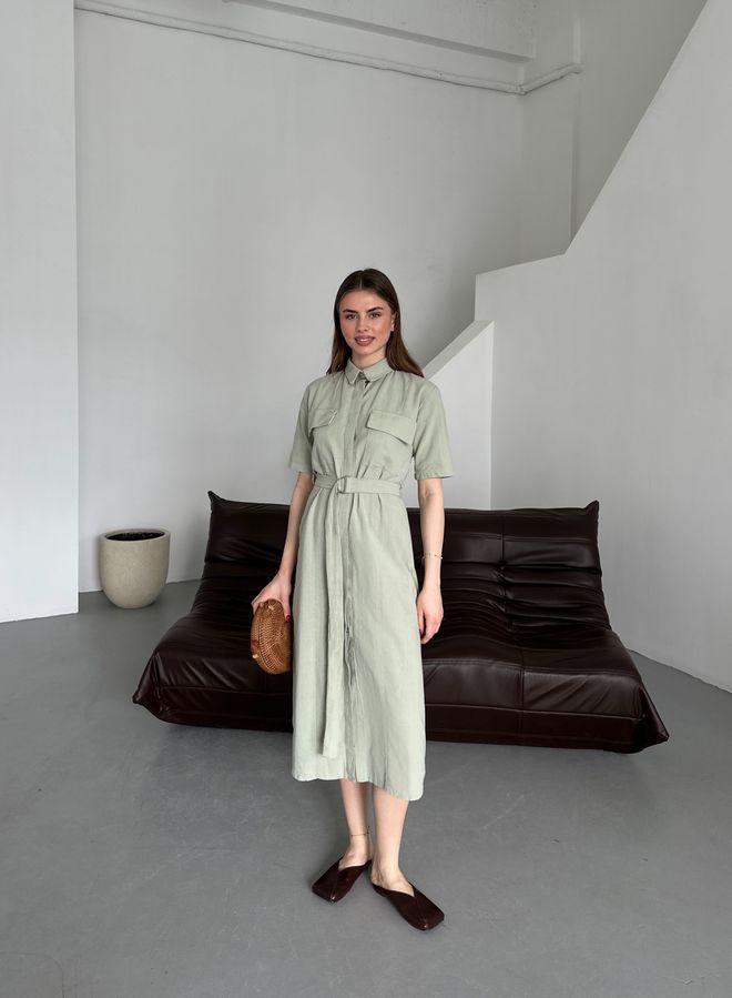 My Fashion فستان فيلام بحزام ملابس بالجملة غير رسمي