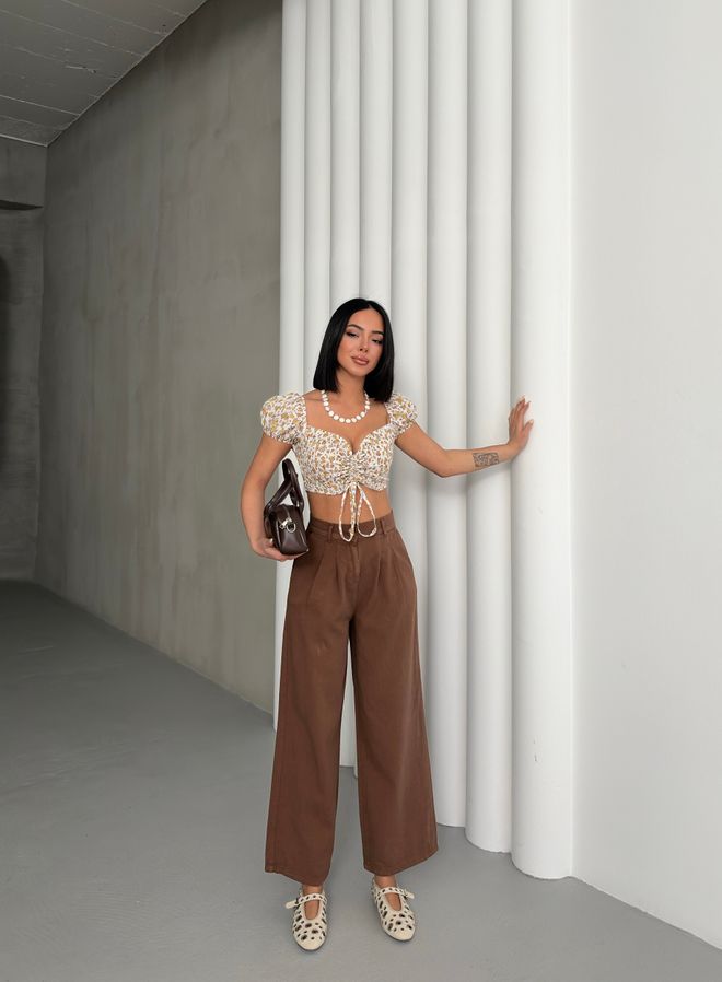 My Fashion Απλό Παντελόνι Gabardine Χονδρικό εμπόριο ενδυμάτων Casual