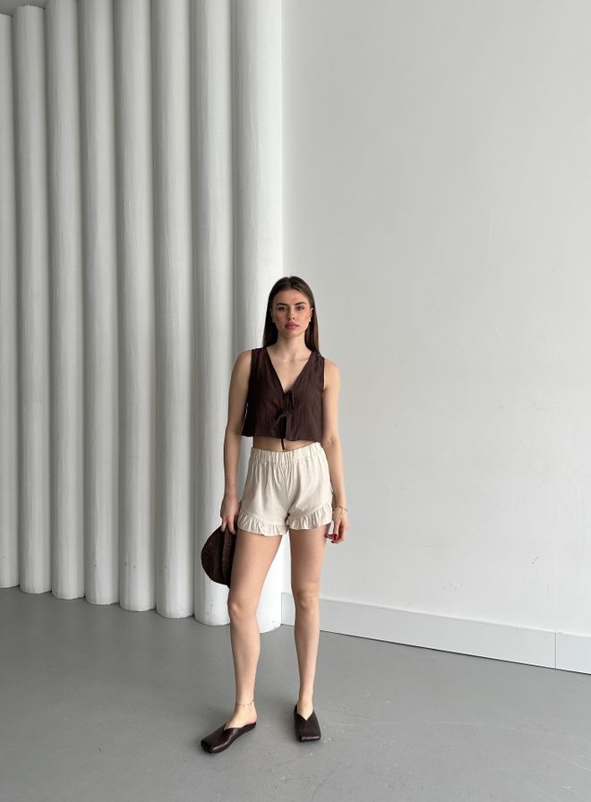 My Fashion Шорты со складками Оптовая продажа одежды Повседневный