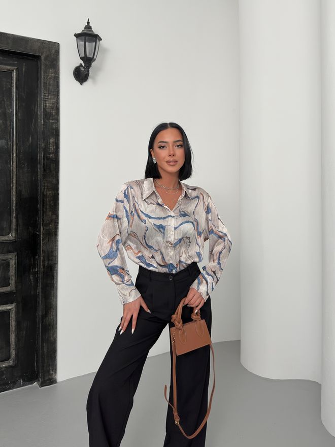 My Fashion Košulja s uzorkom galeba Veleprodaja odjeće Elegantan