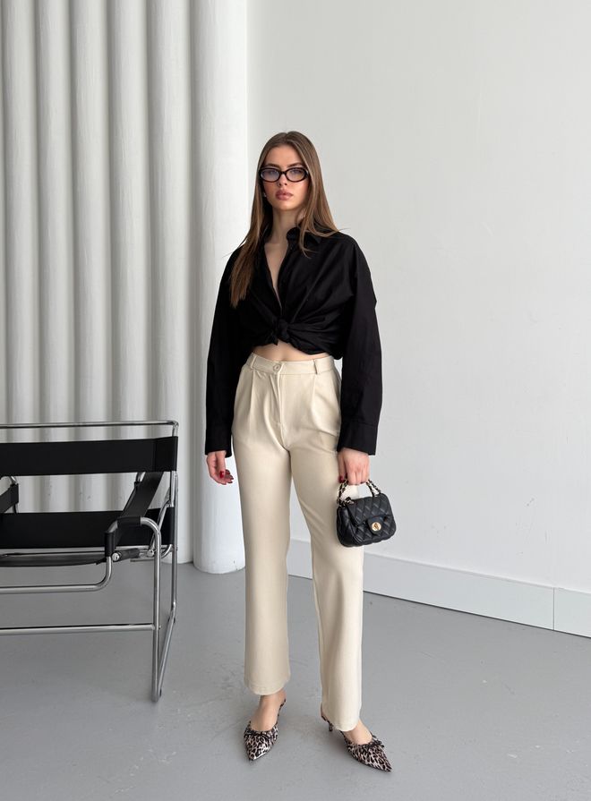 My Fashion Βασικό Παντελόνι Πολυβισκόζης Χονδρικό εμπόριο ενδυμάτων Casual