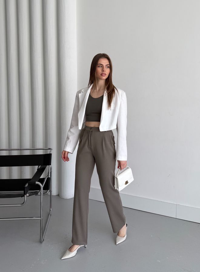 My Fashion Osnovne Pantalone Od Poliviskoze Велепродаја одеће Неформалан