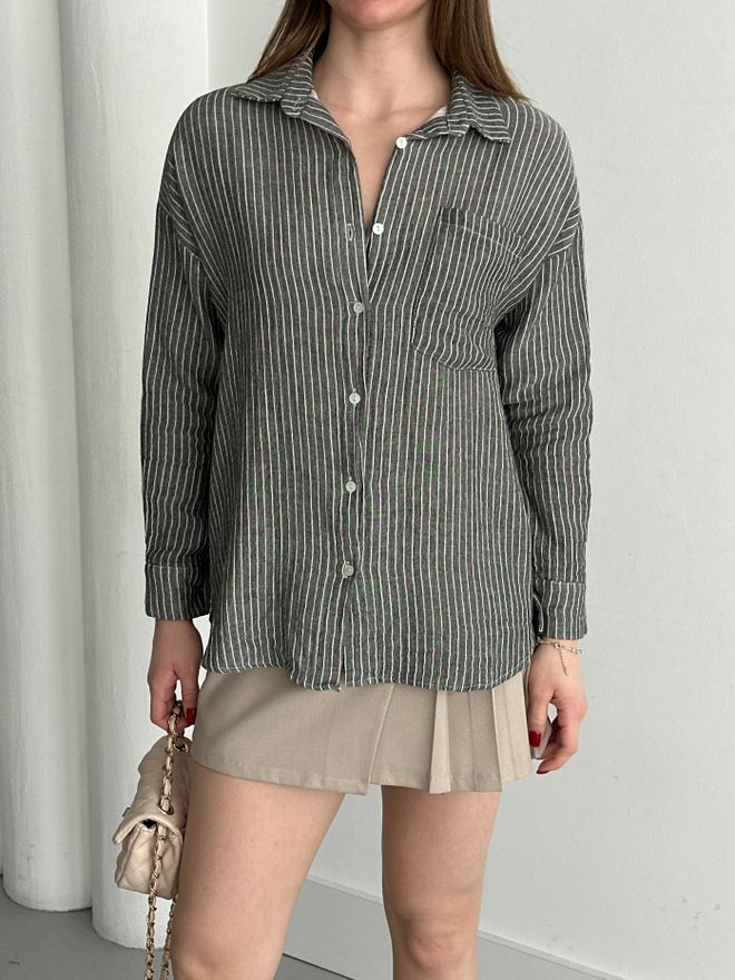My Fashion Mueslin Fabric Colorful Shirt Wholesale Clothing Casual