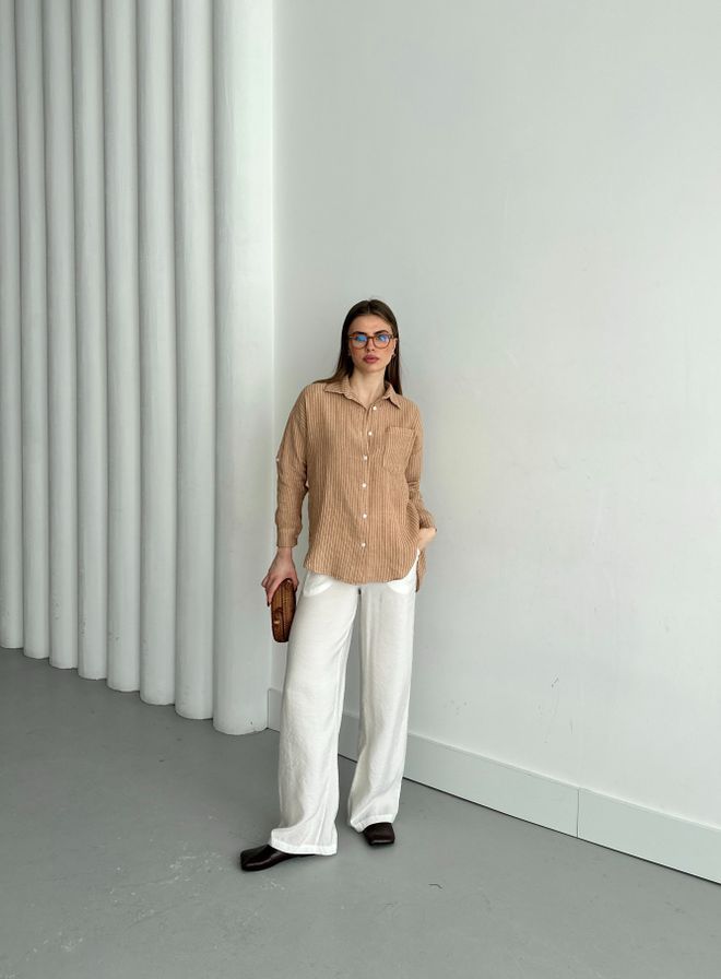 My Fashion Chemise Colorée En Tissu Mueslin Vêtements en gros Décontracté