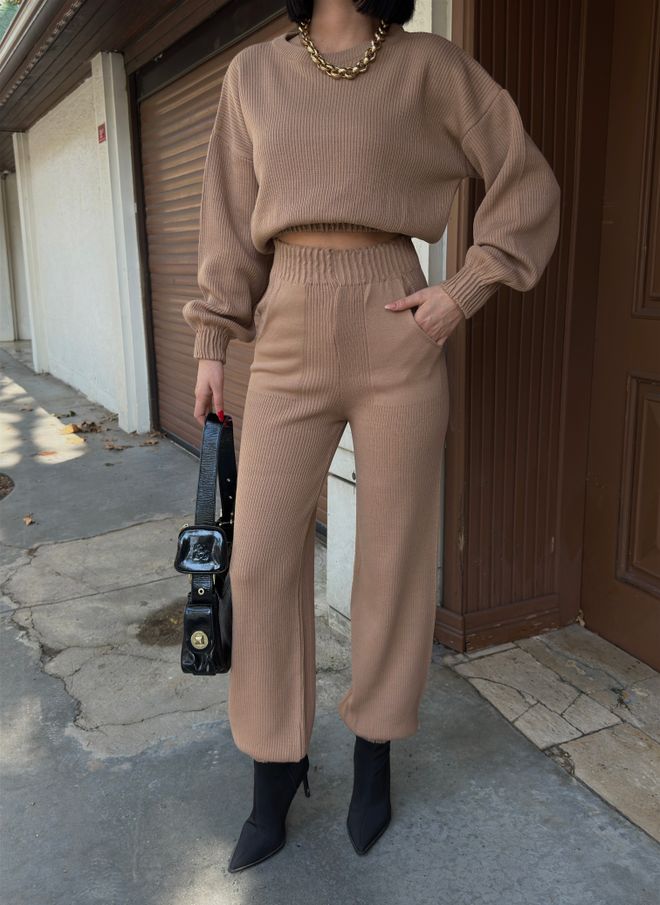 My Fashion Beige Lässig Sport Elegant Anzug Großhandelskleidung Lässig