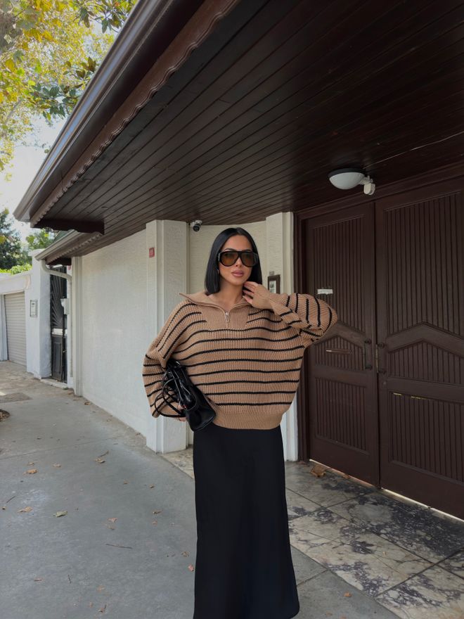 My Fashion Pullover Mit Reißverschluss Großhandelskleidung 0