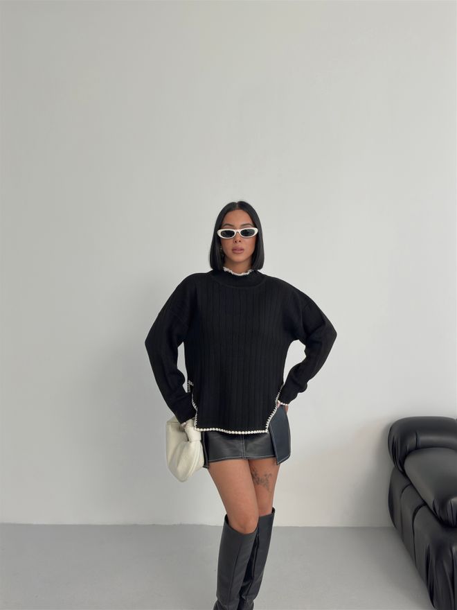 My Fashion Zigzag Pullover Großhandelskleidung 0