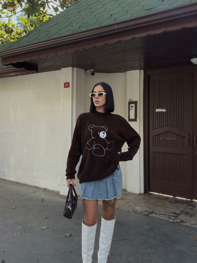 My Fashion Yumos Pullover Mit Bär Großhandelskleidung 0