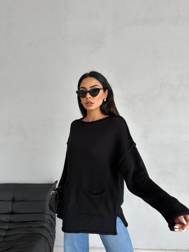 My Jest Fashion Pletený Sveter Veľkoobchod s oblečením Neformálny