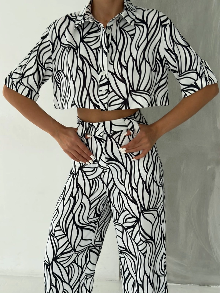 Un model de îmbrăcăminte angro poartă MJF10046 - Digital Casual Double Suit, turcesc angro A stabilit de My Jest Fashion