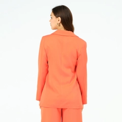 A wholesale clothing model wears OFO10195 - Team-orange, Turkish wholesale Suit of Offo
