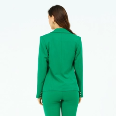 Veleprodajni model oblačil nosi 40782 - JACKET-GREEN, turška veleprodaja Jakna od Offo