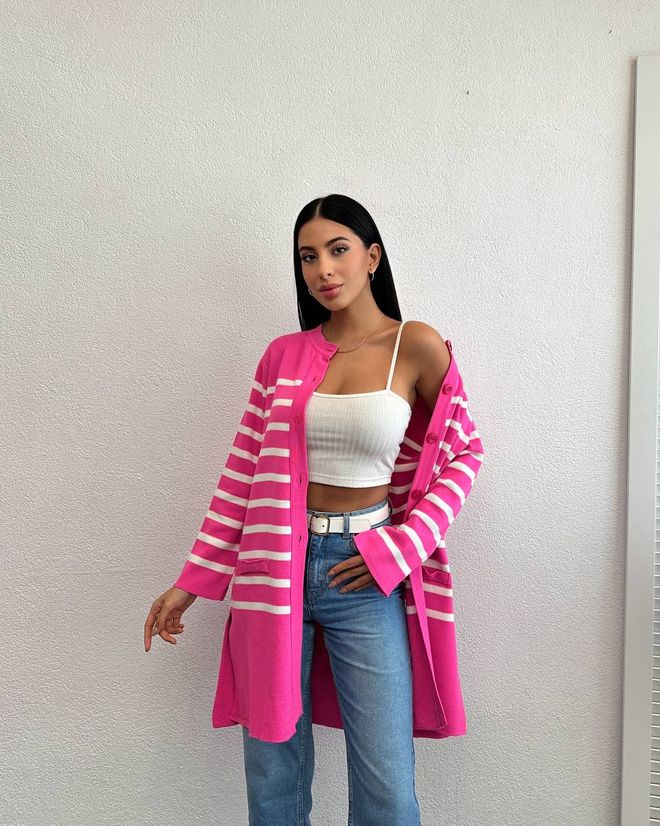 Ouz Fashion Knitted Cardigan Wholesale Clothing Casual