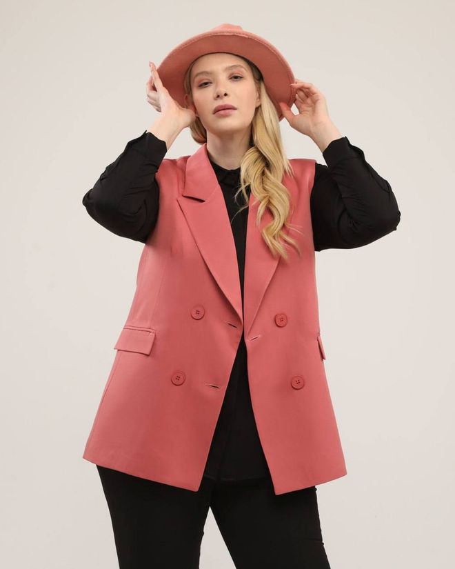 Ouz Fashion Γιλέκο Με Κάλυμμα Τσέπης Χονδρικό εμπόριο ενδυμάτων Κομψό
