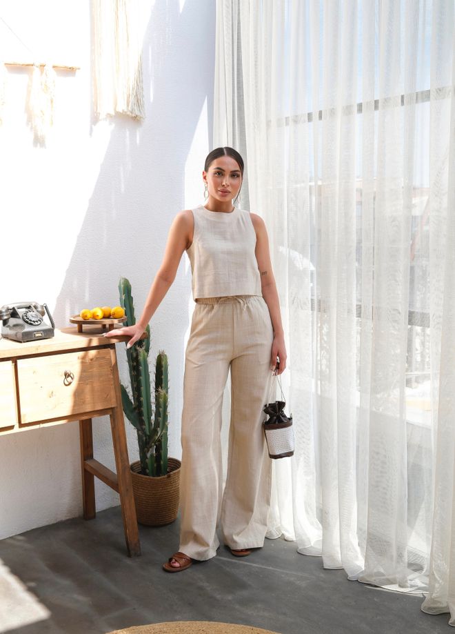 Ouz Fashion Doppelset Aus Bluse Und Hose Großhandelskleidung Lässig