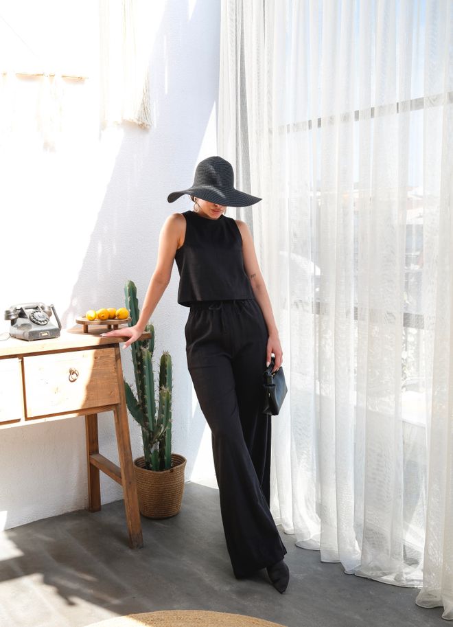 Ouz Fashion Doppelset Aus Bluse Und Hose Großhandelskleidung Lässig