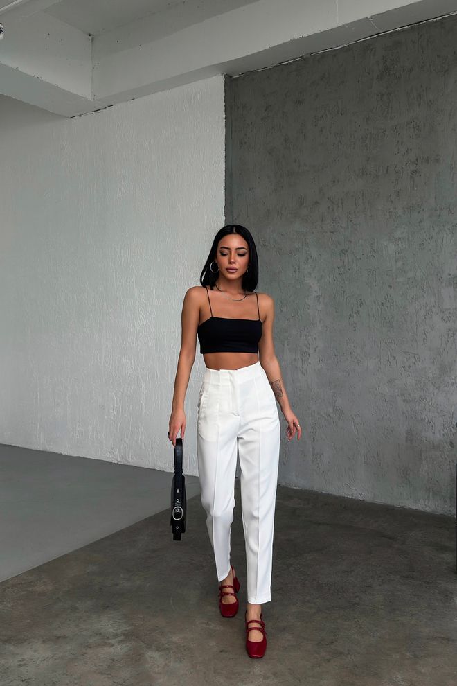 Ouz Fashion Pieštukinės Kelnės Aukštu Juosmeniu Didmeninė prekyba drabužiais 0