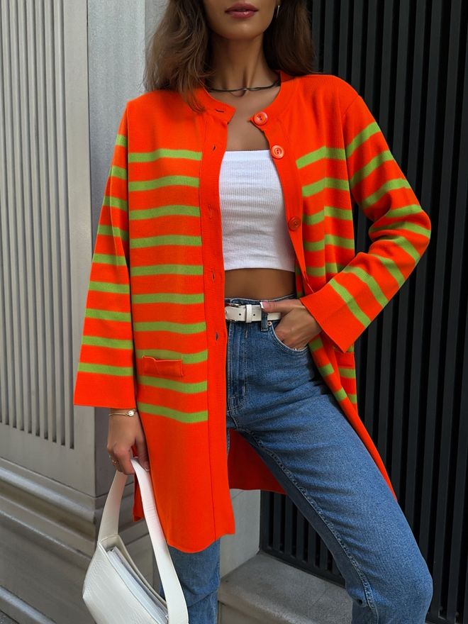 Ouz Fashion Knitted Cardigan Wholesale Clothing 6