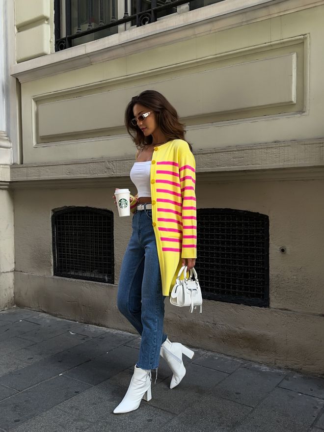 Ouz Fashion Knitted Cardigan Wholesale Clothing Spring