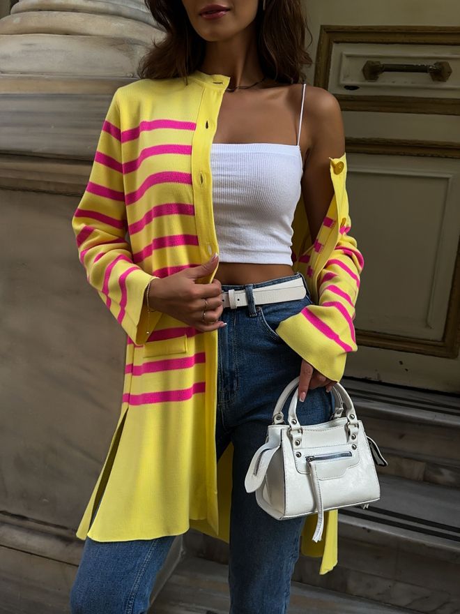 Ouz Fashion Knitted Cardigan Wholesale Clothing 5