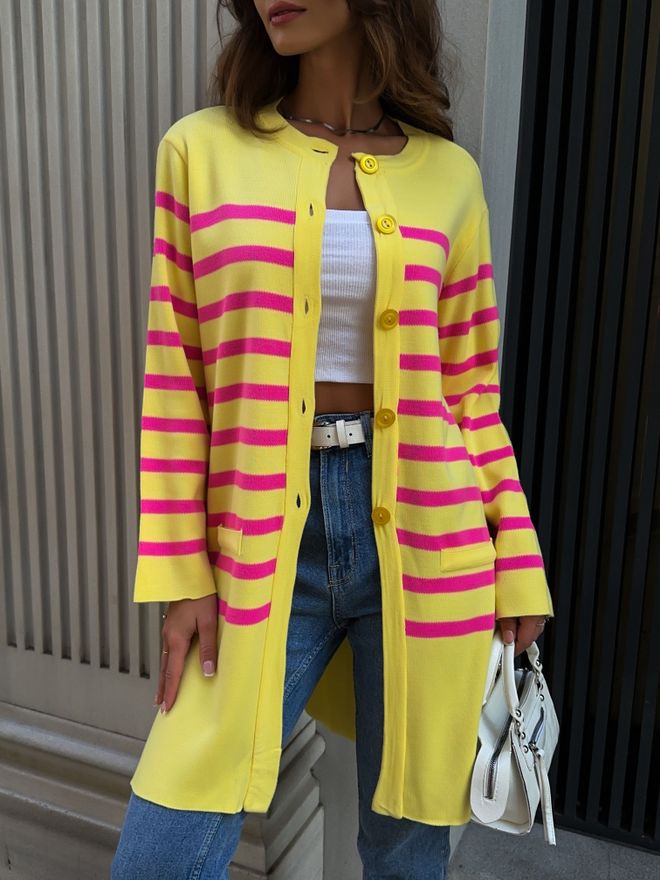 Ouz Fashion Knitted Cardigan Wholesale Clothing 6