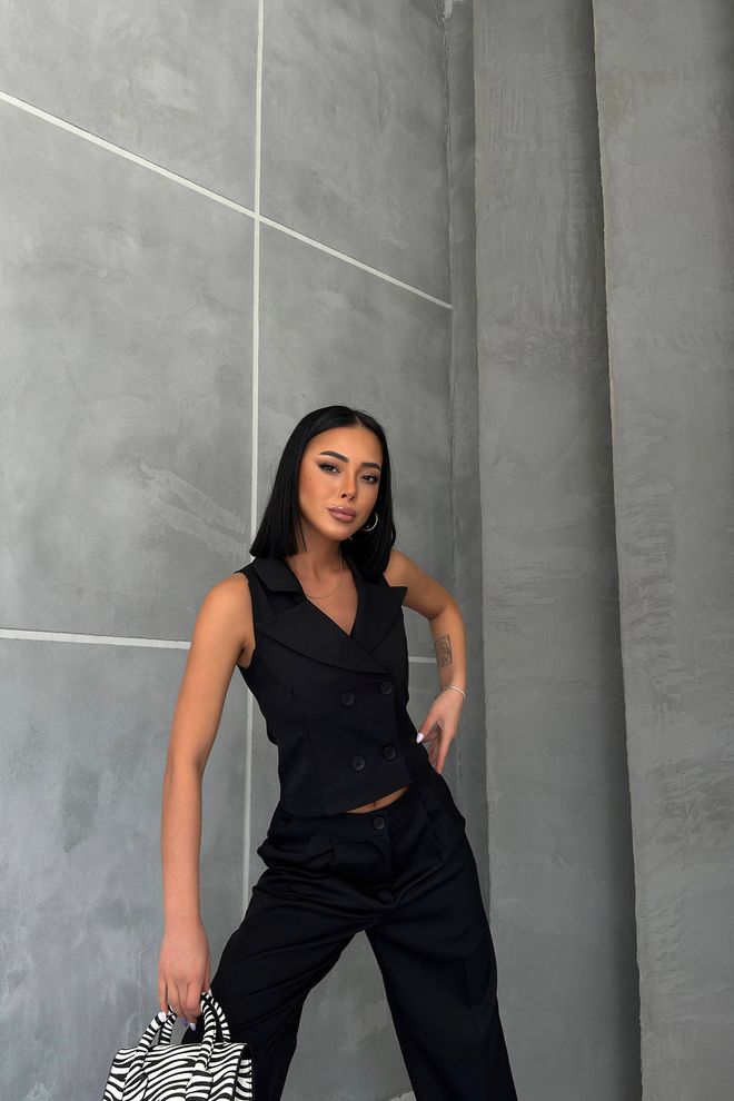 Ouz Fashion سترة بأزرار وياقة شال ملابس بالجملة رَسمِيّ