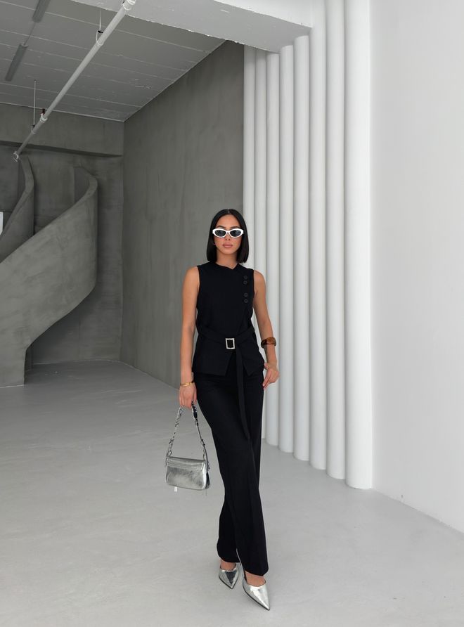 Ouz Fashion Juodas Elegantiškas Formalus Rinkinys Didmeninė prekyba drabužiais Kokteilinė