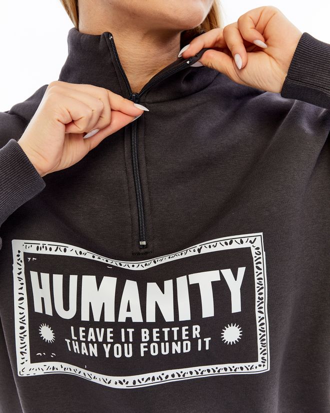 Ouz Fashion Black Tracksuit Set Oversized Fit Letter Print Zip Up Wholesale Clothing 1